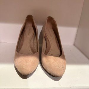Taryn Rose Suede Wedges size 9